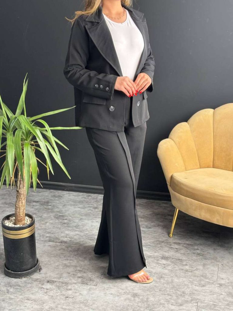 کت و شلوار دمپا چاکدار