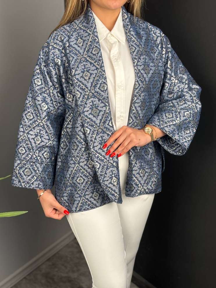 کت ژاکارد کوک دوزی