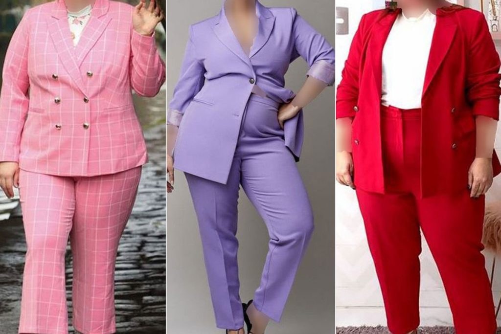 ست کت و شلوار برای افراد چاق