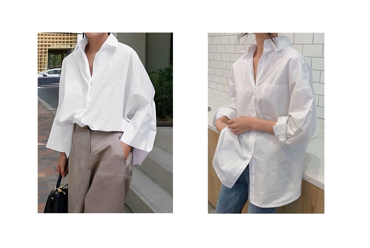 ست کردن شومیز سفید