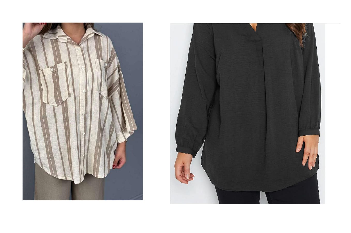 شومیز مانتویی مناسب برای افراد چاق