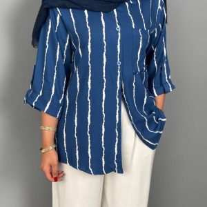 شومیز پری سرمه ایی