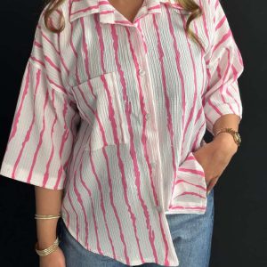 شومیز پری صورتی