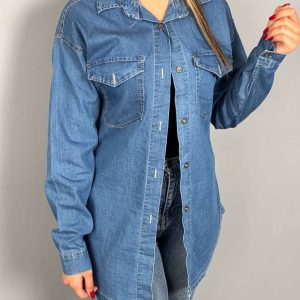 مانتو جین کاغذی کد 8526