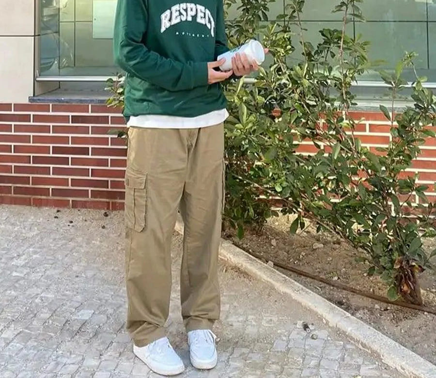 شلوار کارگو با هودی