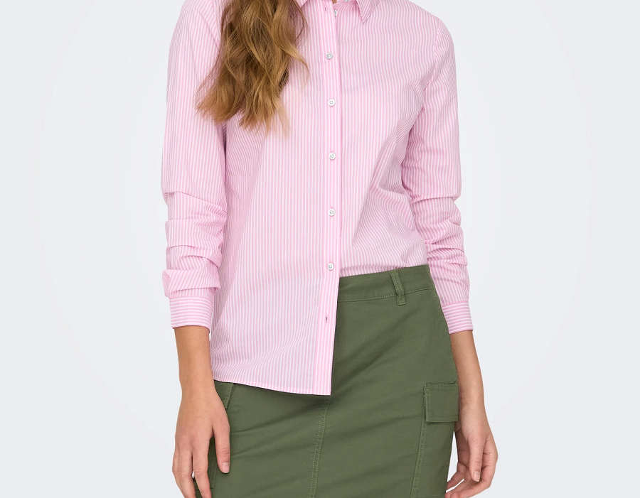 شومیز صورتی با شلوار سبز