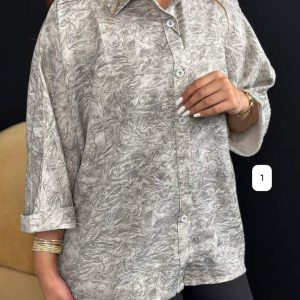 مانتو طرح دار (کیمونو) کد 60649