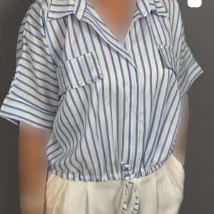 شومیز کراپ راه راه