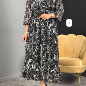 پیراهن بلند حریر