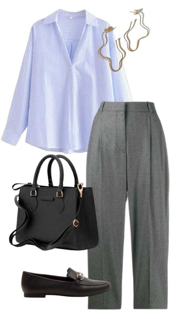 ست شلوار طوسی