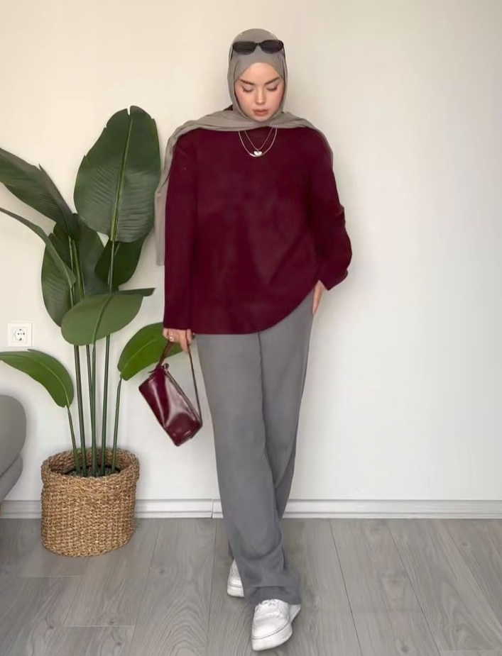 شلوار طوسی را با چه رنگ شالی بپوشیم