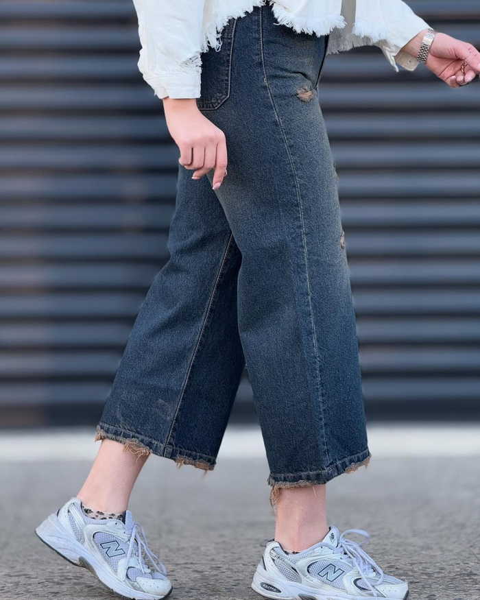 شلوار واید لگ مناسب چه افرادی است