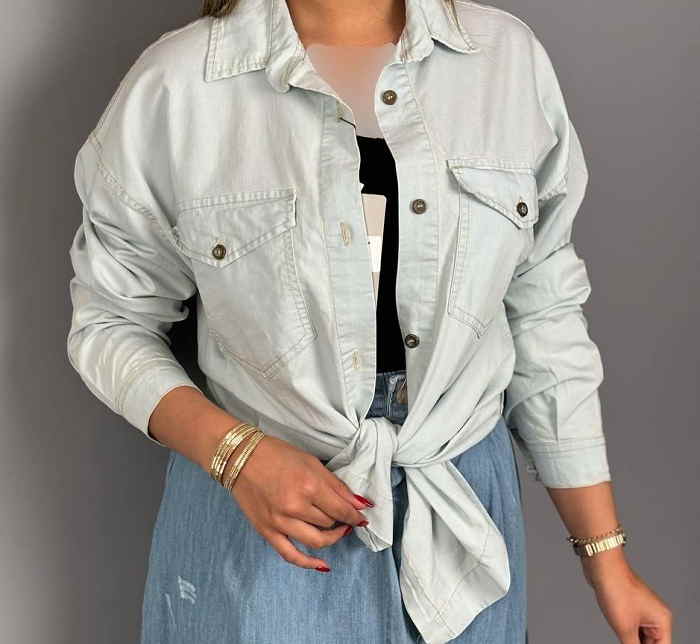 پارچه برای شومیز مانتویی : پارچه جین کاغذی