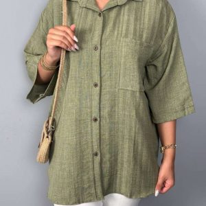 شومیز مانتویی تابستانی