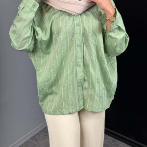 شومیز پری وارداتی سبز