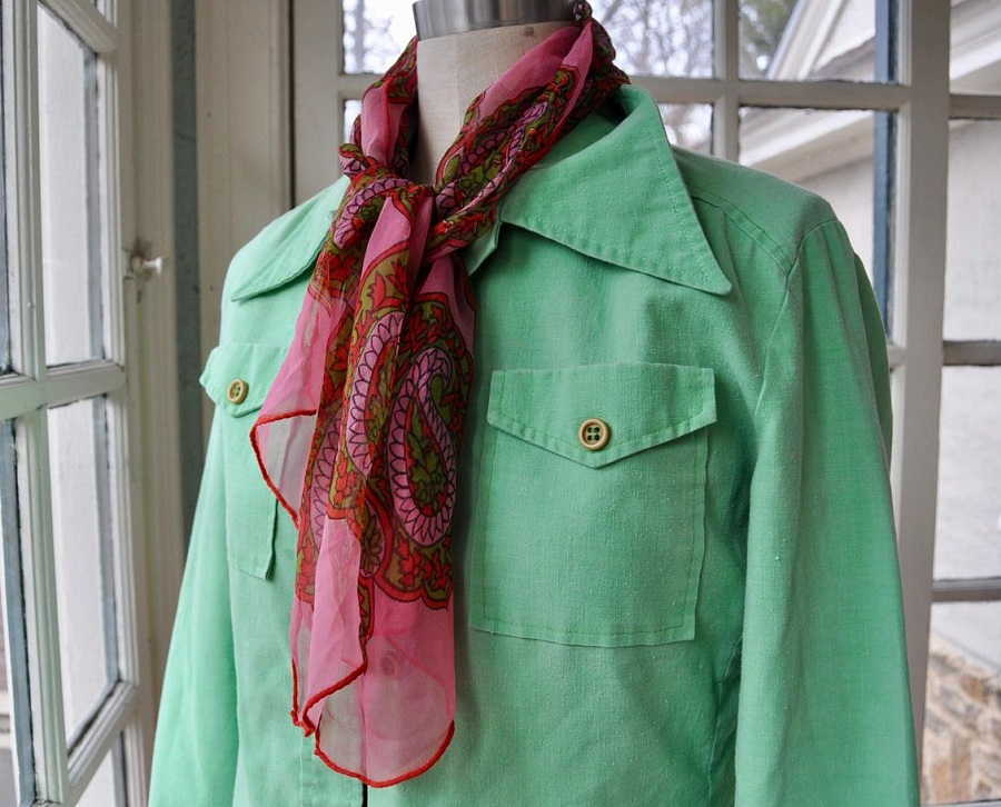 مانتو سبز با چه روسری ست میشه