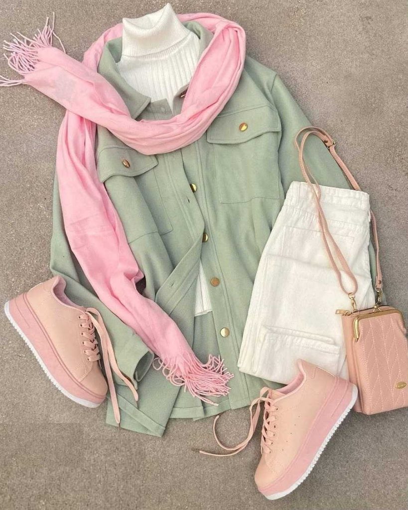 مانتو سبز را با چی بپوشیم