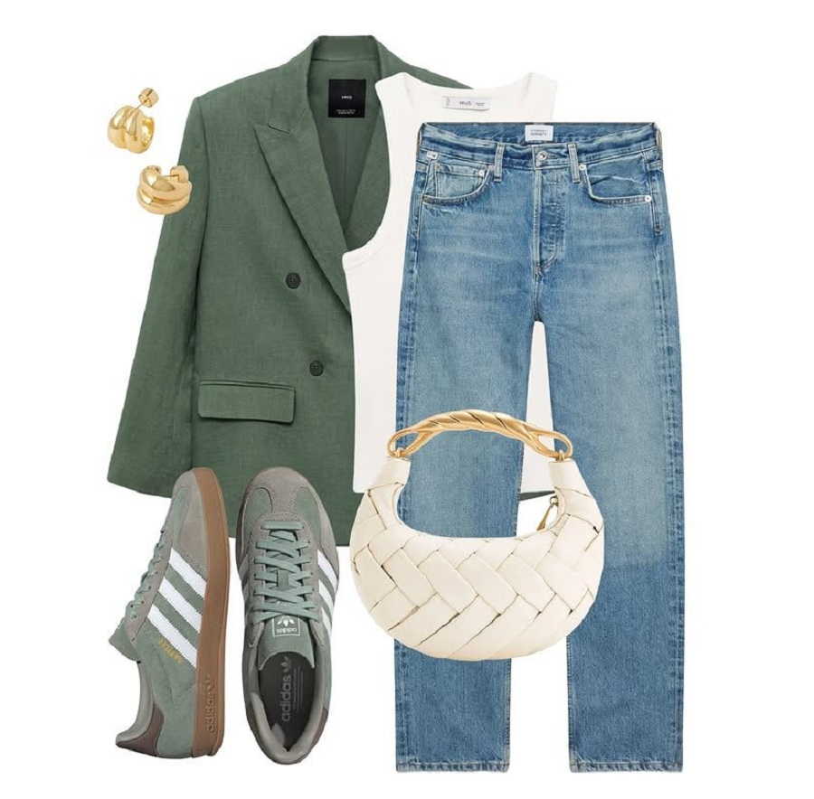 مانتو سبز را با چه شلواری ست کنیم