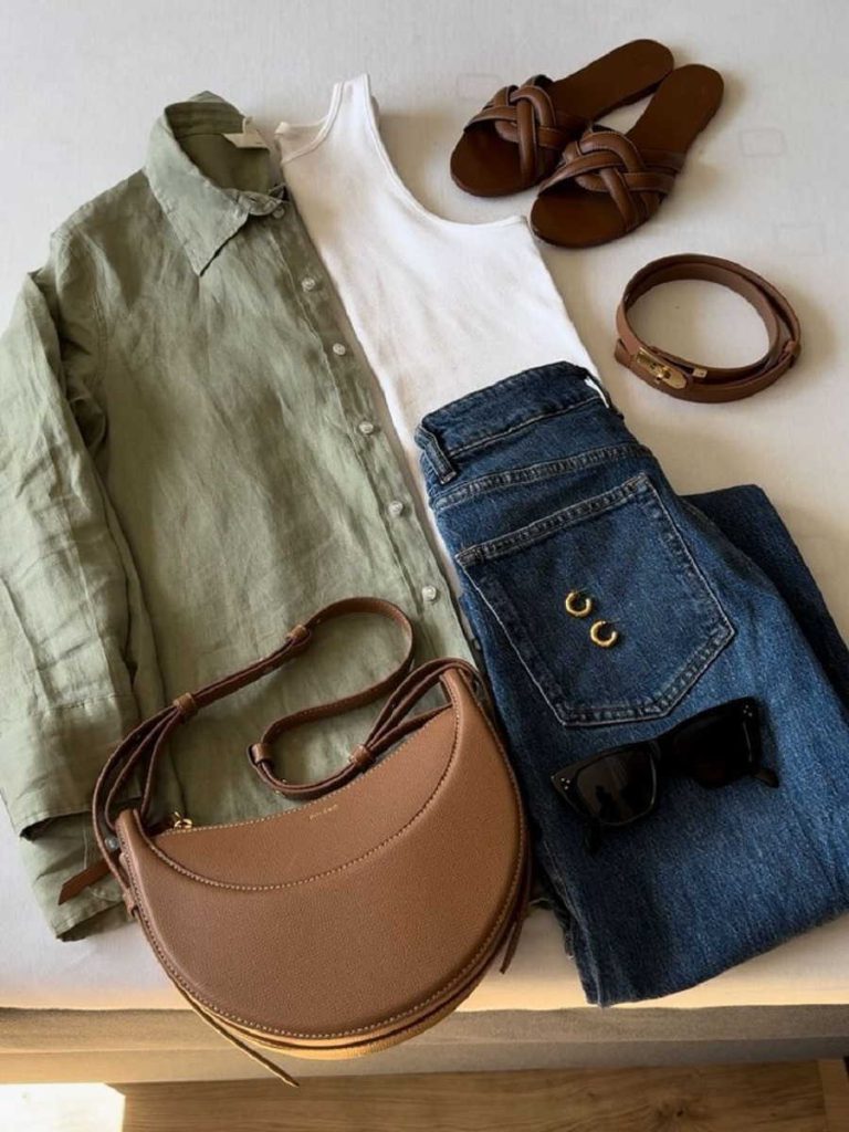 مانتو و شومیز سبز را با چه چیزی ست کنیم