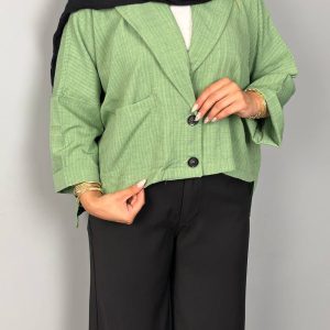 کت کیمونو سبز