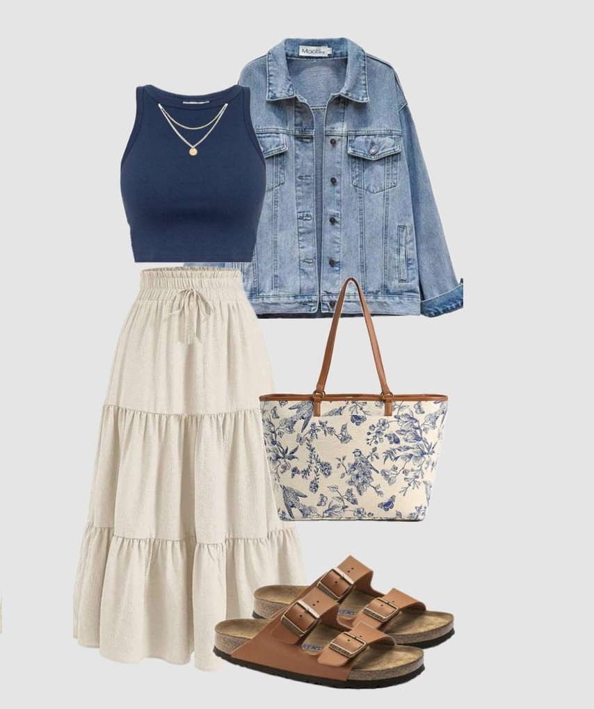 استایل کت جین و دامن در تابستان