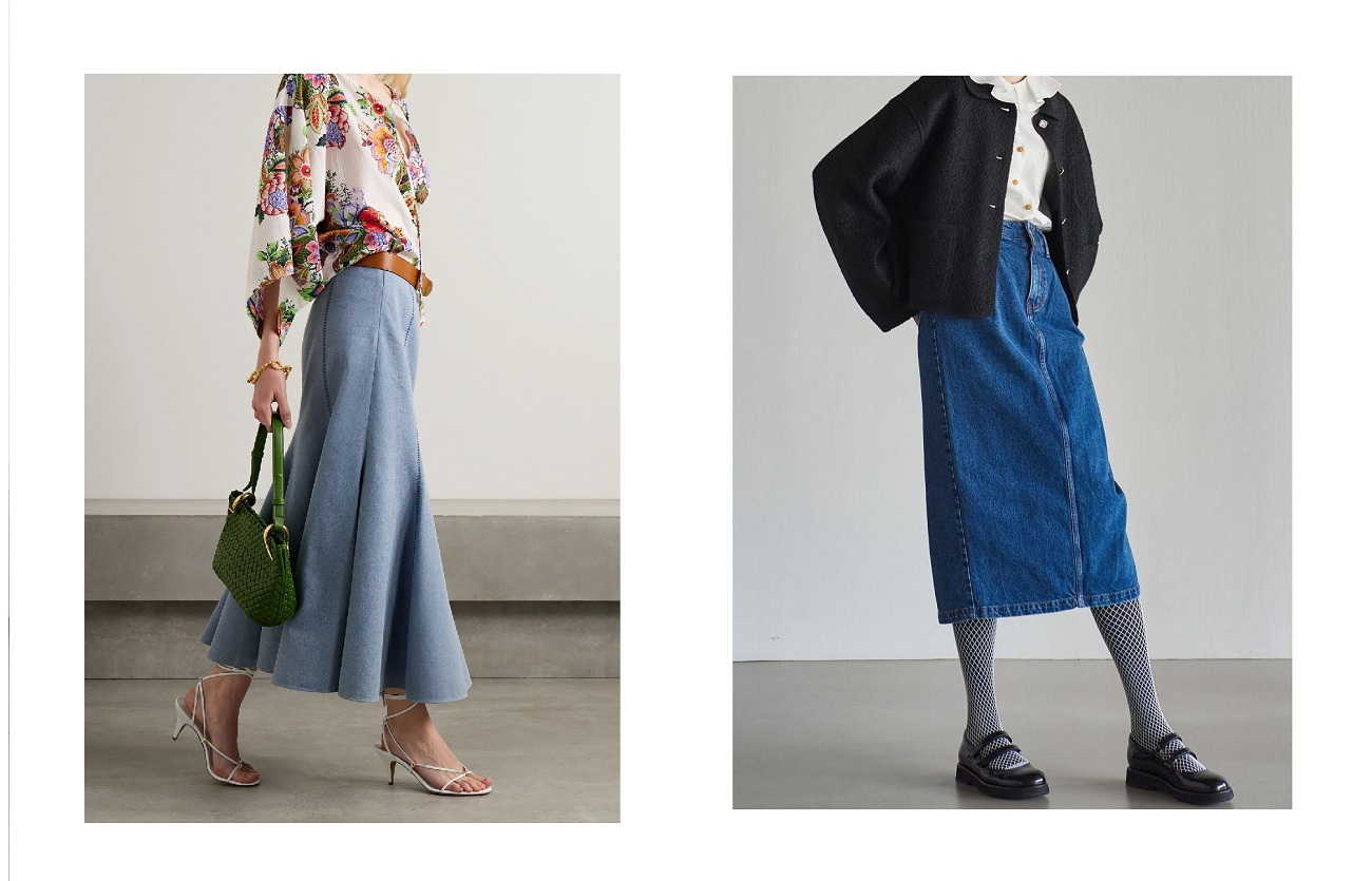 دامن جین را با چی ست کنیم