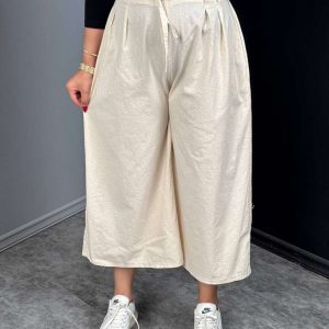 دامن شلواری نخی