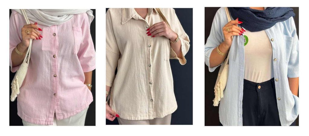 شومیز رنگ های پاستلی