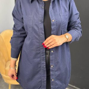 شومیز مانتویی نخی