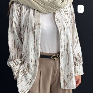 شومیز مانتویی پرینتی