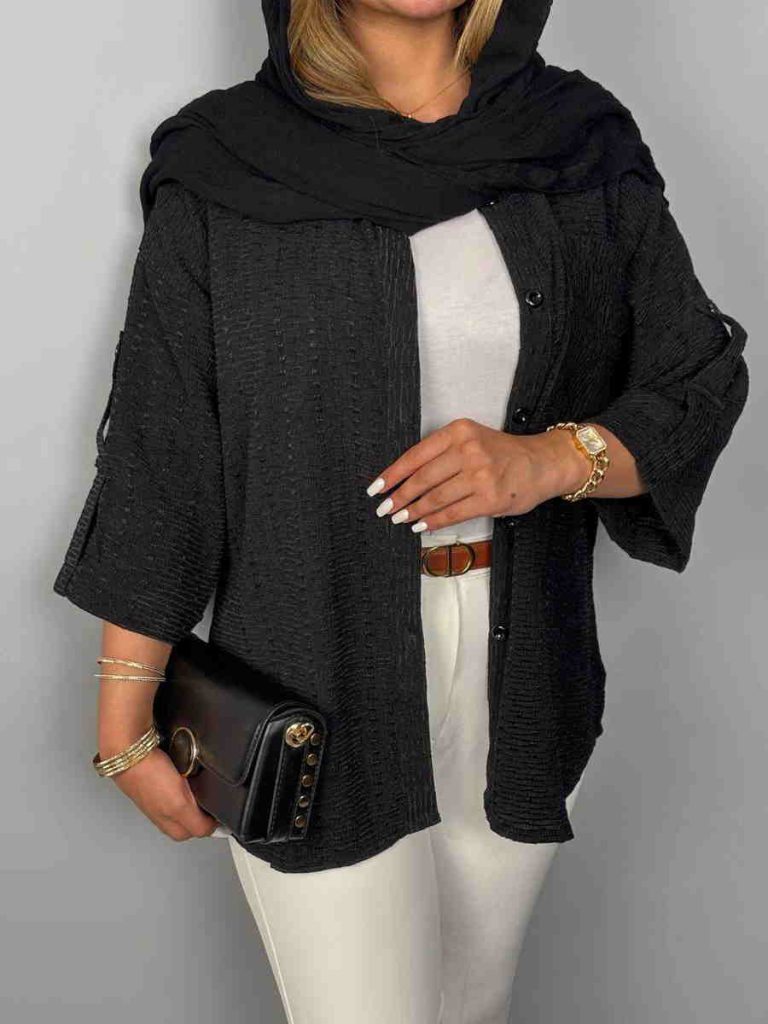 شومیز مشکی شیک دخترانه