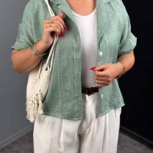 شومیز کراپ لمه