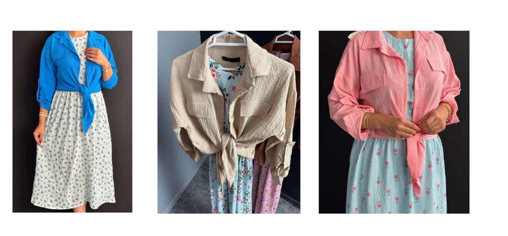 شومیز گره ای با سارافون