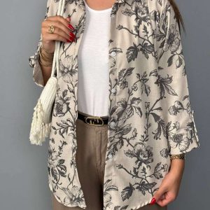 شومیز گلدار