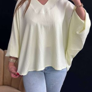 شومیز یقه هفت کیمونو