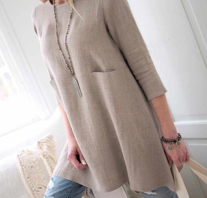 مانتو جلو بسته تابستانی