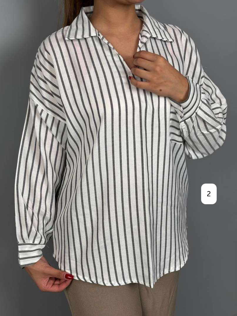 مدل مانتو تابستانی جلو بسته راه راه