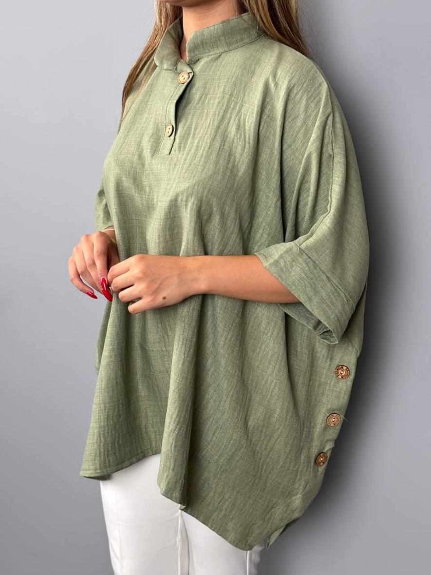 مدل مانتو تابستانی جلو بسته پانچ