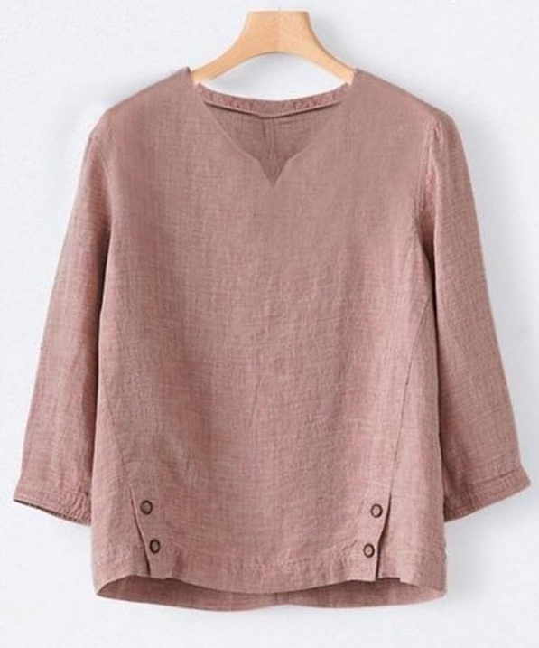 مدل مانتو جلو بسته تابستانی شیک و ساده