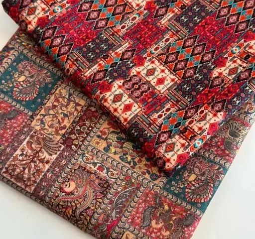 پارچه مخمل پورشه سه بعدی