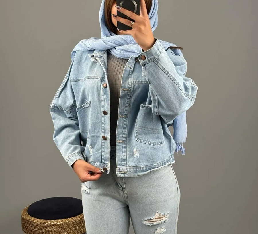 کت جین و شلوار مام فیت