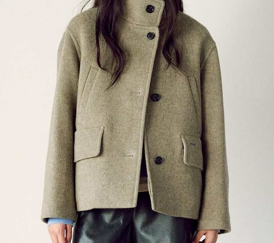 امسال پاییز چه لباس هایی مده : کت یقه ایستاده