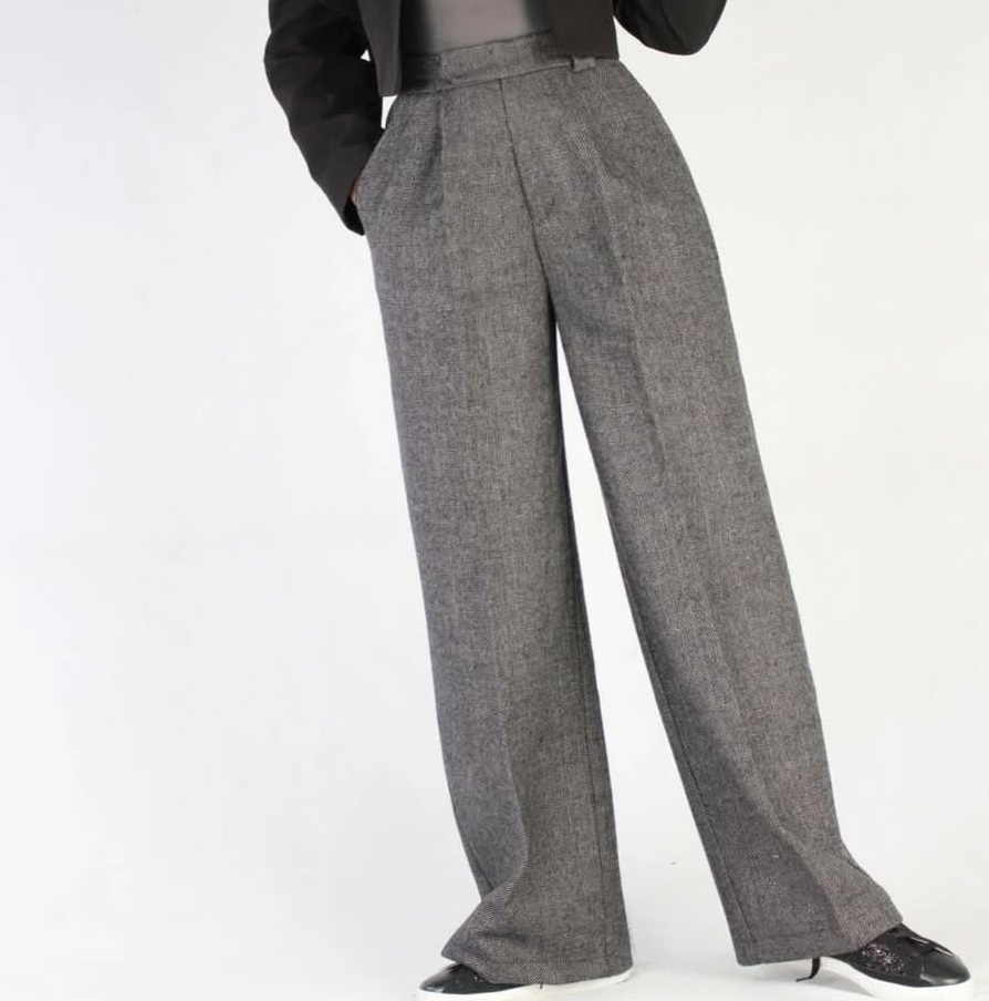 پاییز چه شلواری مده : شلوار بگ توئیت پشمی