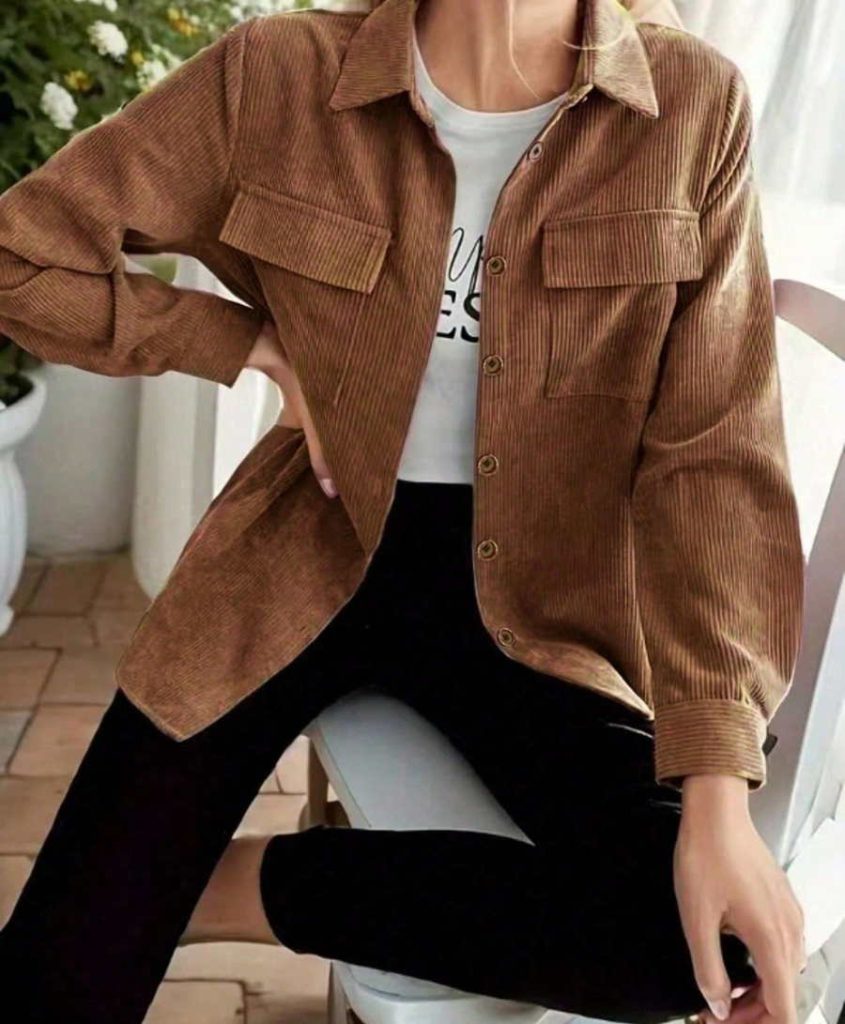 شومیز مانتویی کبریتی