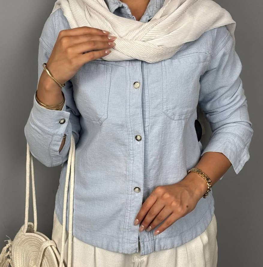 شومیز کنفی ابی