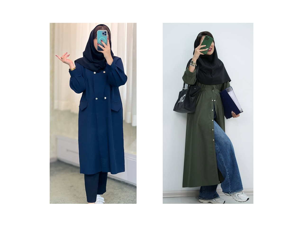 مانتو برای دانشگاه شیک و اسپرت