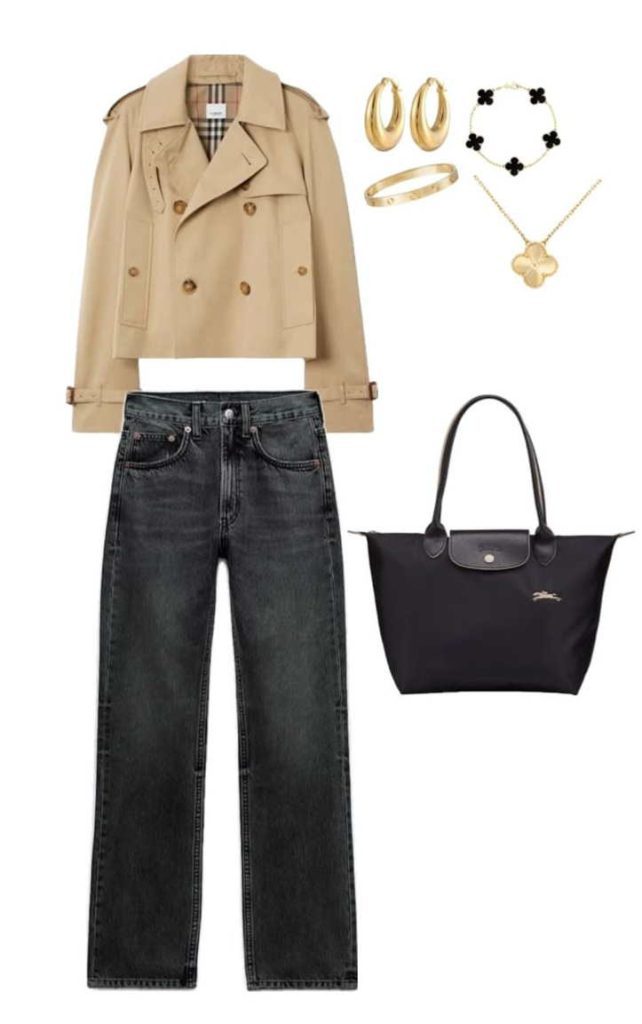 پاییز چه لباسی مد شده :ترنچ کت کوتاه