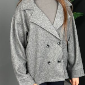 کت پاییزه طوسی