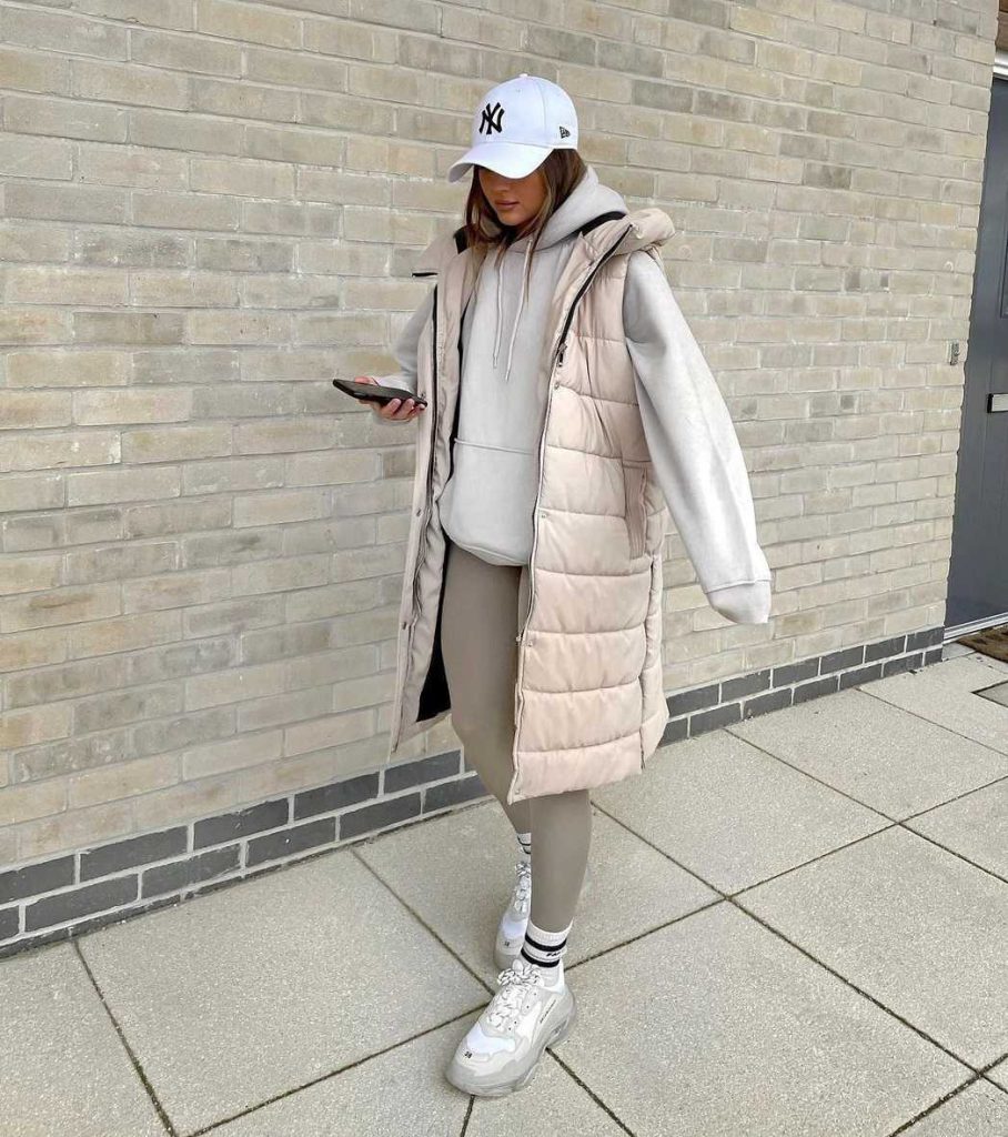 استایل اسپرت پاییزی با هودی و پافر