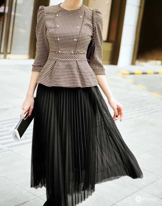 بلوز و دامن مجلسی بلند دخترانه